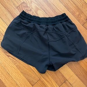 Lululemon run track that high rise shorts